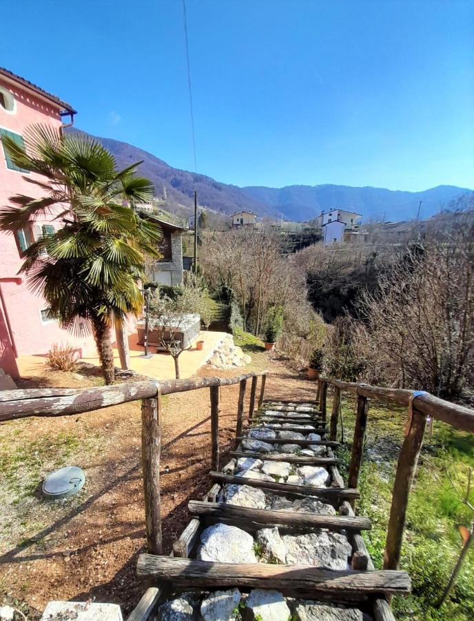 La Casa Rosa Di Segusino With Spa Jacuzzi In Garden Sequsino Extérieur photo